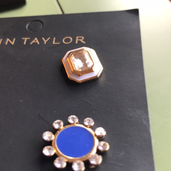 ANN TAYLOR 2 PAIRS STUD EARRINGS - NWT - Picture 3 of 4